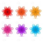 Colourful Flower Vectors